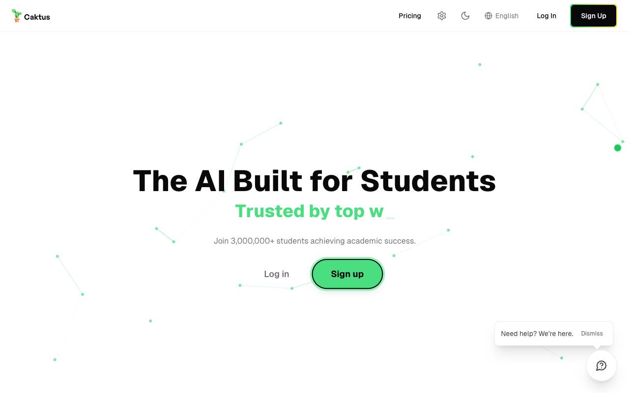 Caktus homepage