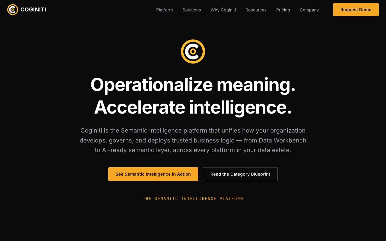 Coginiti homepage