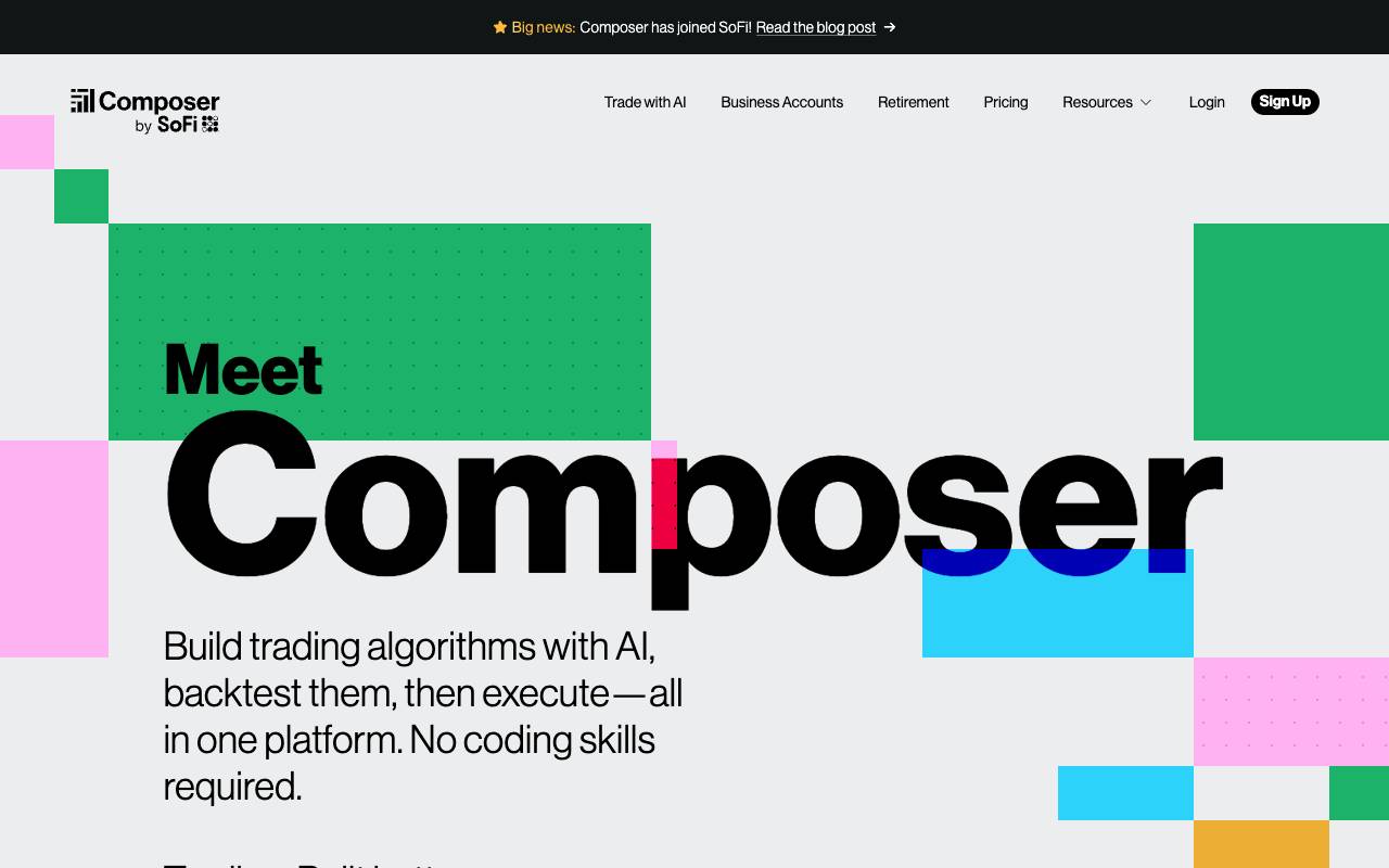 Composer homepage