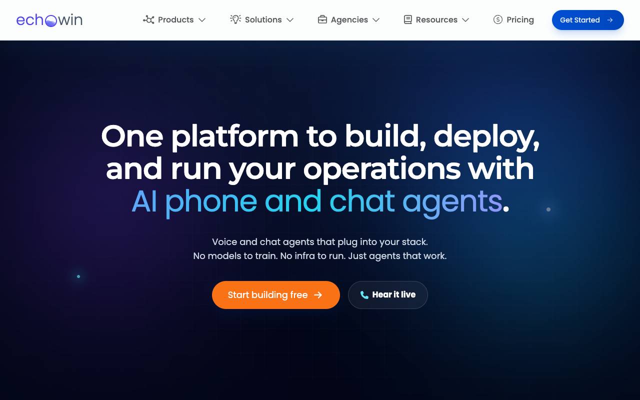 echowin homepage