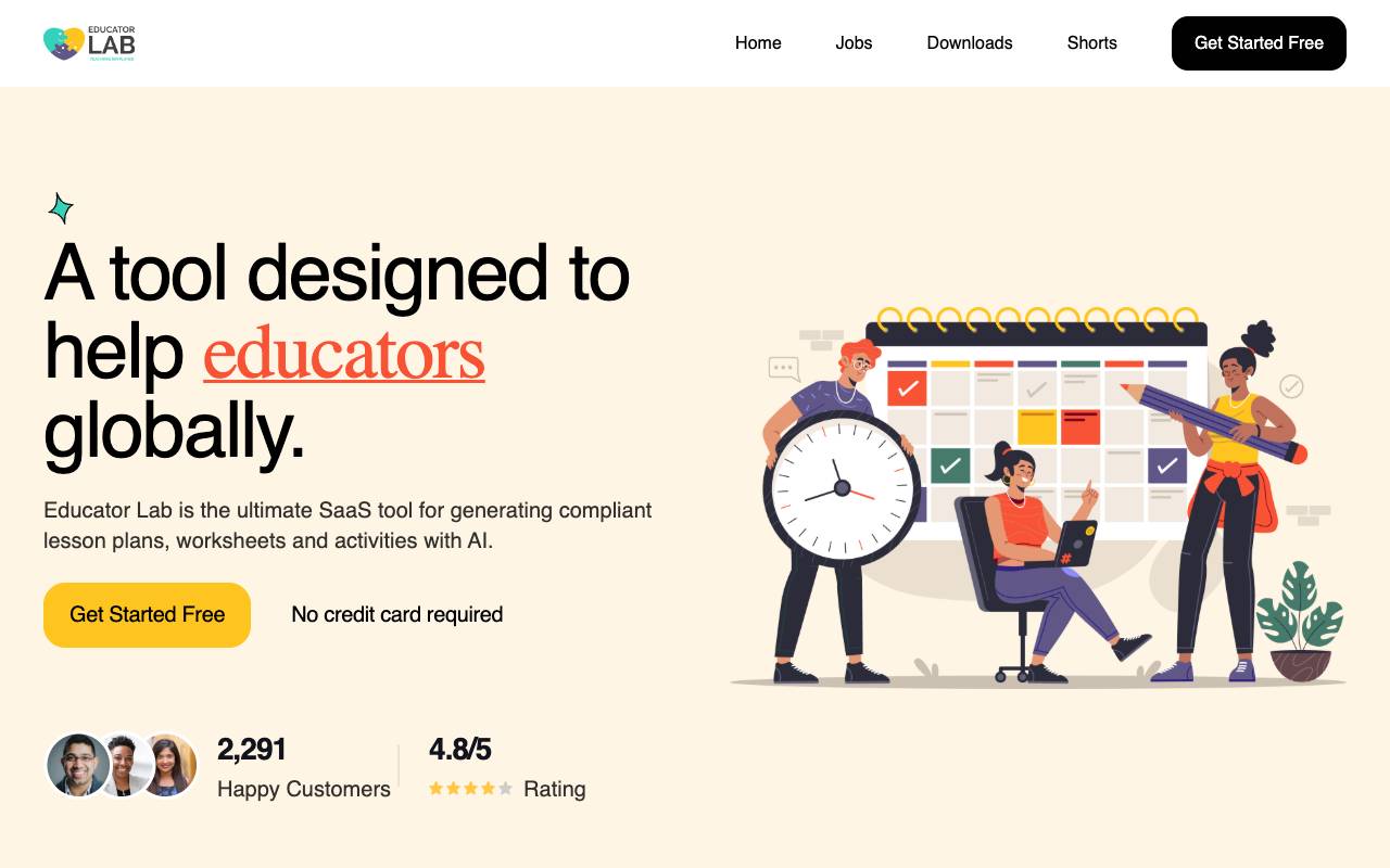 EducatorLab homepage