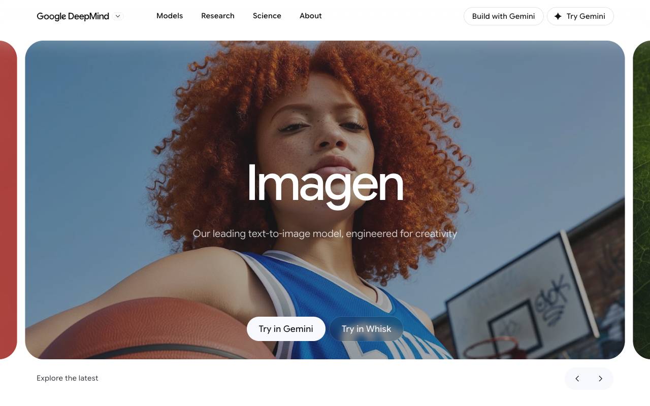 Google Imagen 3 homepage
