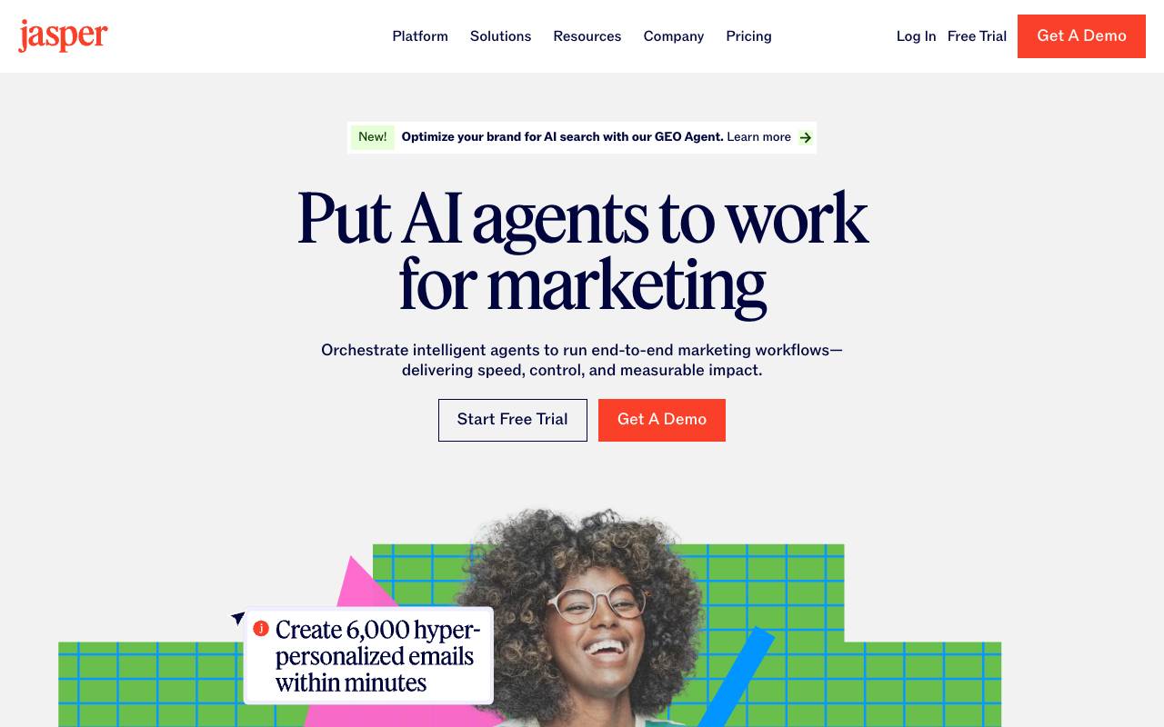 Jasper homepage