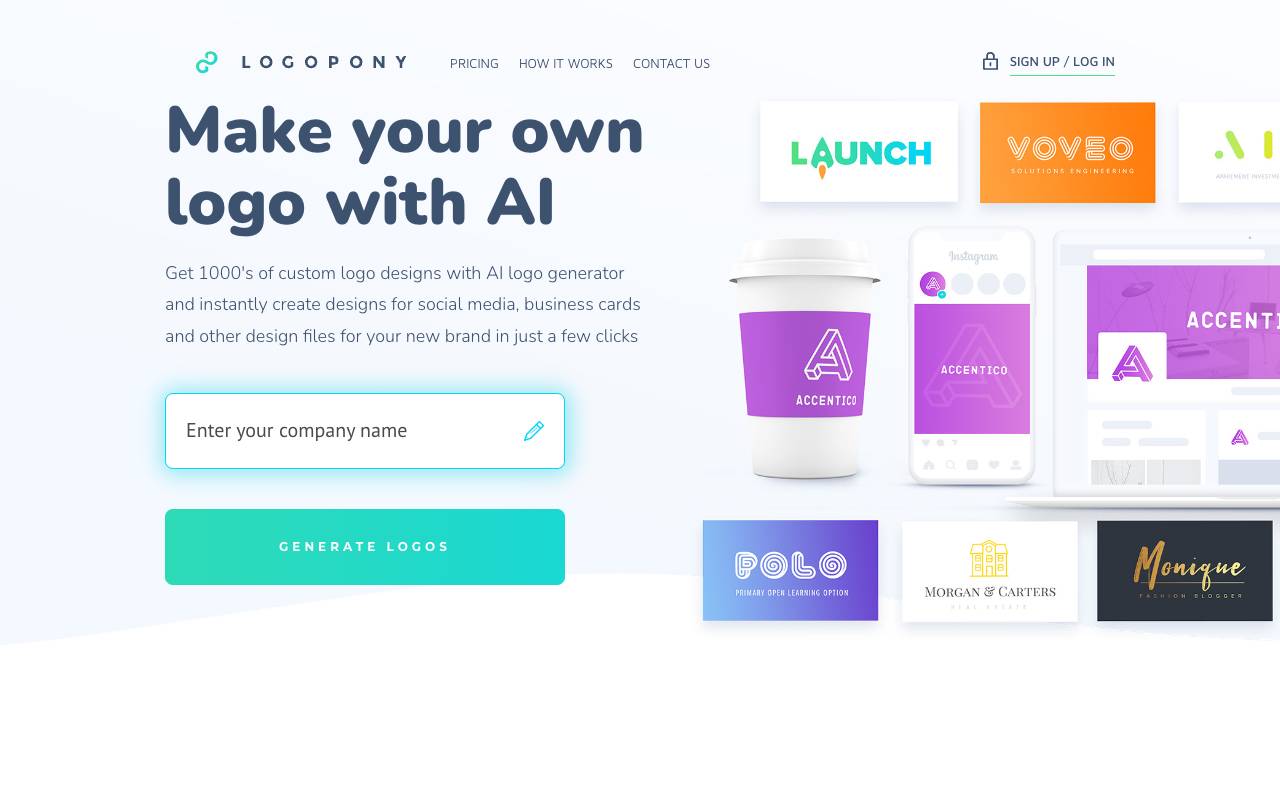 Logopony homepage
