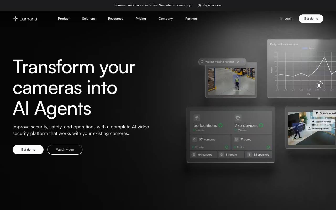 Lumana homepage