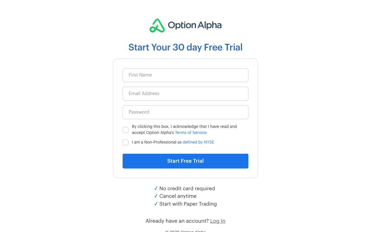 Option Alpha homepage