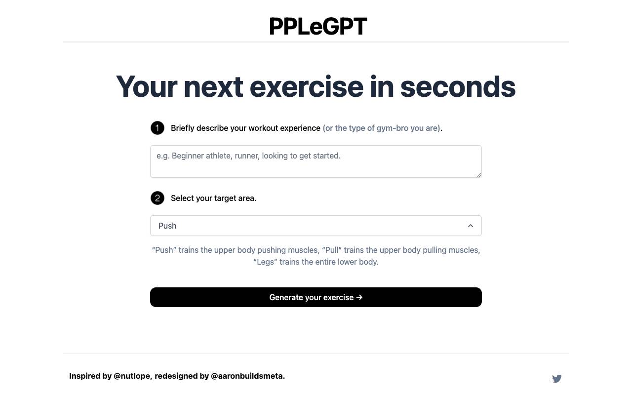 PPLEGPT homepage