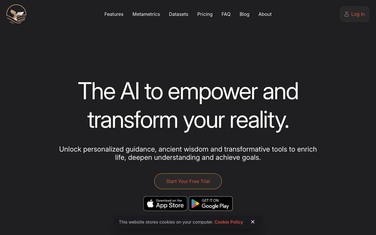 Sibyl AI homepage