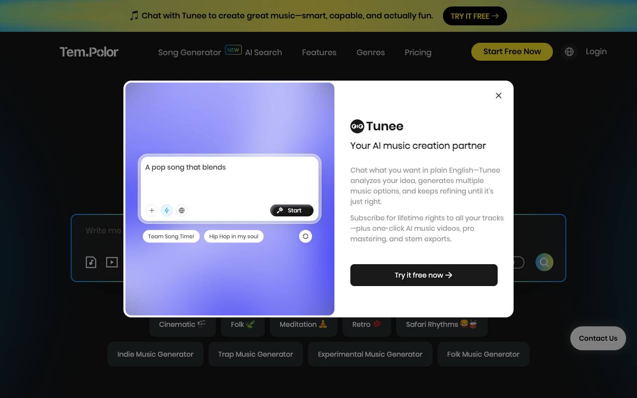 TemPolor homepage