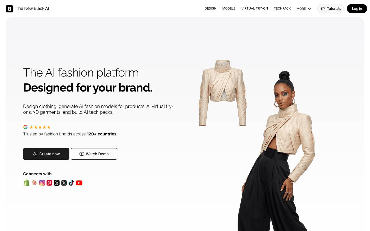 The New Black homepage